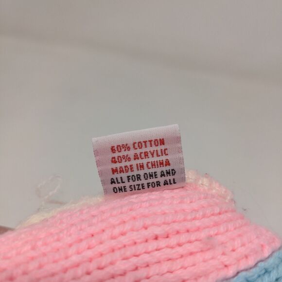 Mudd Headwear Girls Cable Knit Beanie Hat Multi Striped OSFA - Picture 11 of 11